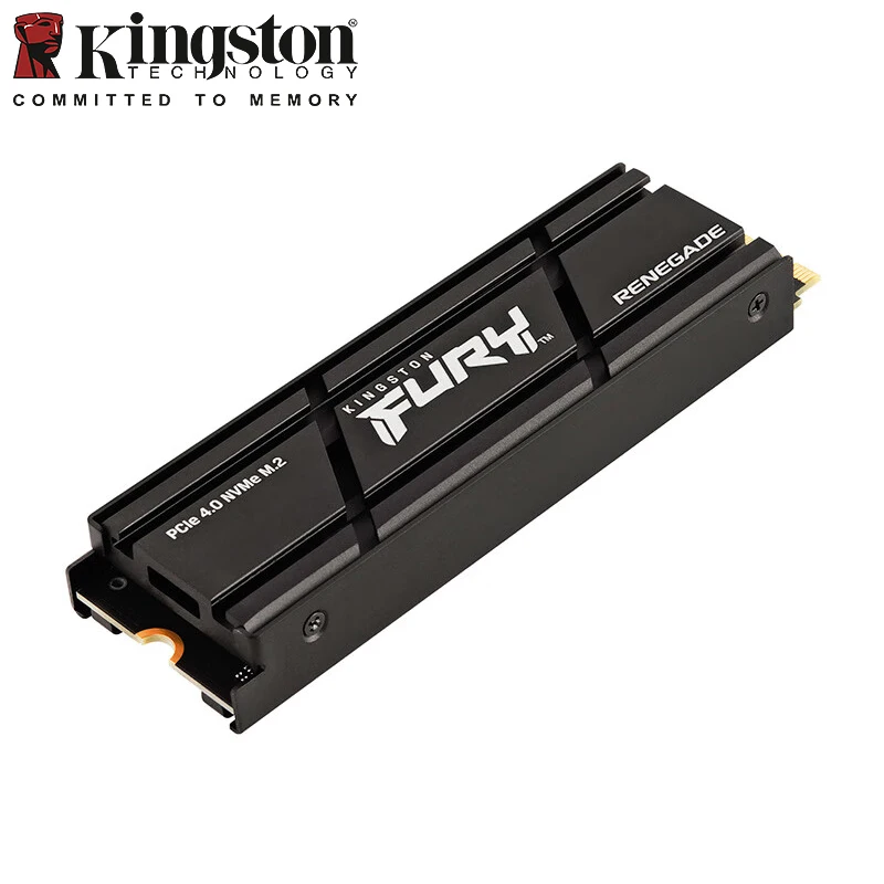 Внутренний жесткий диск Kingston FURY Renegade PCIe 4,0 M.2 2280 NVMe SSD с радиатором 500 ГБ 1 ТБ