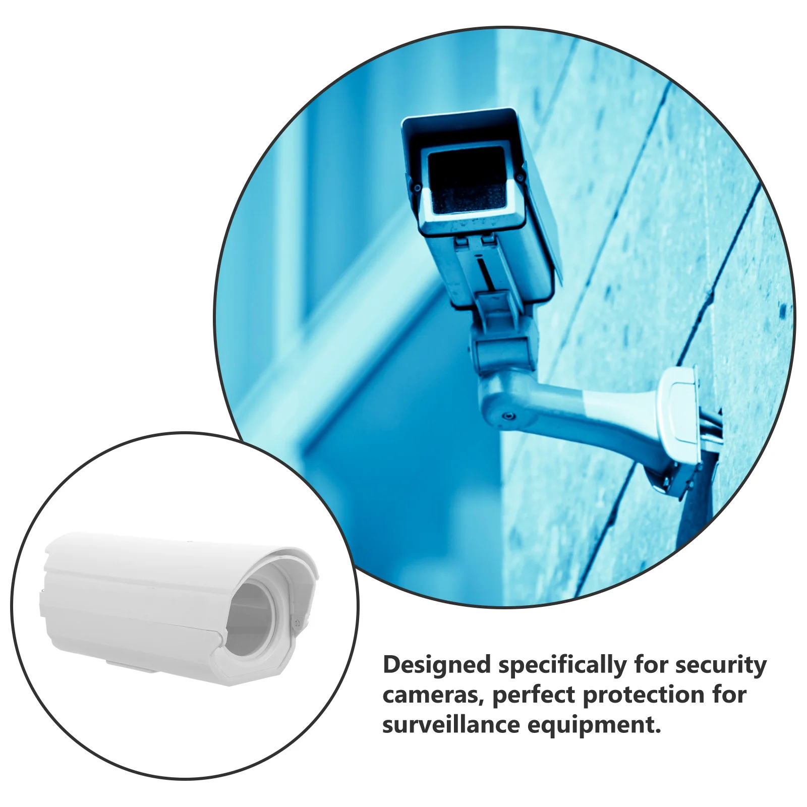 10 Inch Waterproof Dustproof Camera Cover Box Outdoor Security Camera Protector Housing Splashproof Plastic Shell For