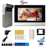 Tuya Smart 2-line 1080P 7-inch touch screen video door, telephone intercom, video doorbell, camera security system