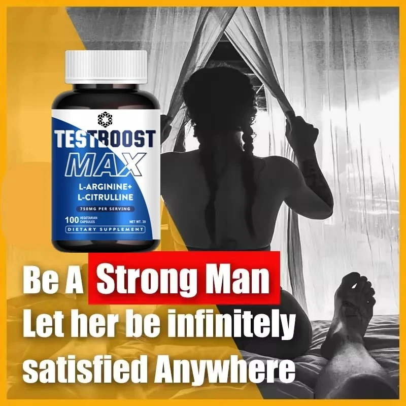 L-Arginine Capsules with L-Citrulline- 100 Capsules - Vegan, Non-GMO- for Virility·Vitality, Supports Reproductive Health
