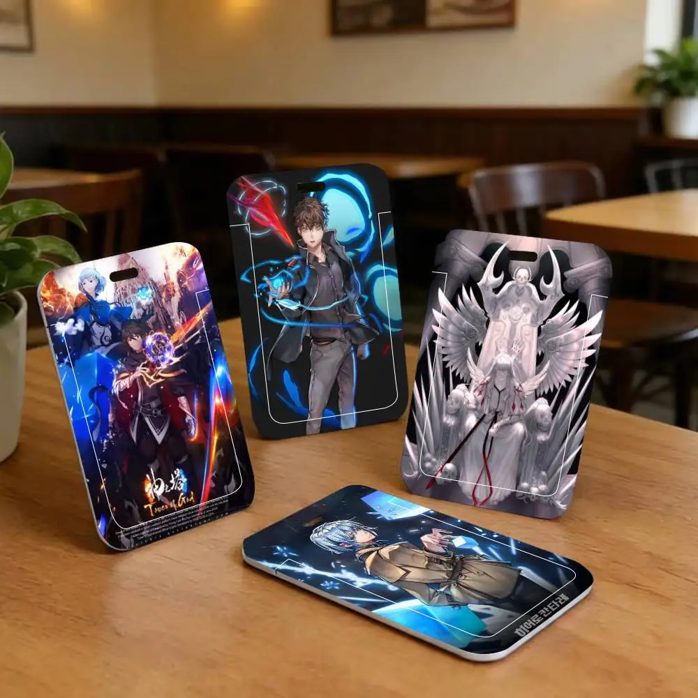 Anime T-Tower Of God ID Card Holder Neck Strap Pendant Door Badge Holder Lanyards Keychain Work Credential Case Gift