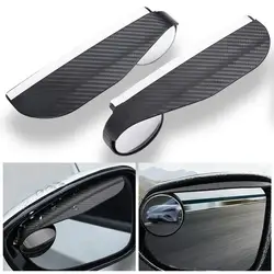 1 Pair Car Rearview Blind Spot Mirror Rain Eyebrows Adjustable Universal Easy to Install Car Rearview Mirror Shield