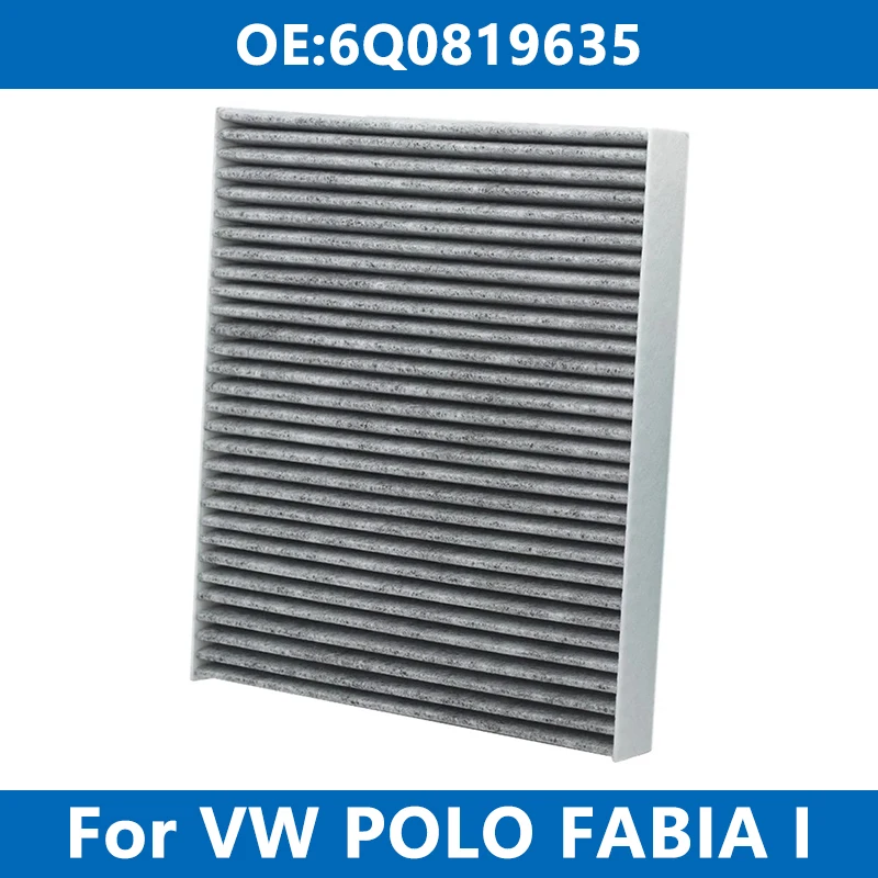 

Cabin Air Filter Conditioner 6Q0819635 For VW SEAT SKODA AUDI A2 FOX POLO VENTO 1.2 1.4 1.6 1.8 1.9 FABIA ROOMSTER CORDOBA IBIZA
