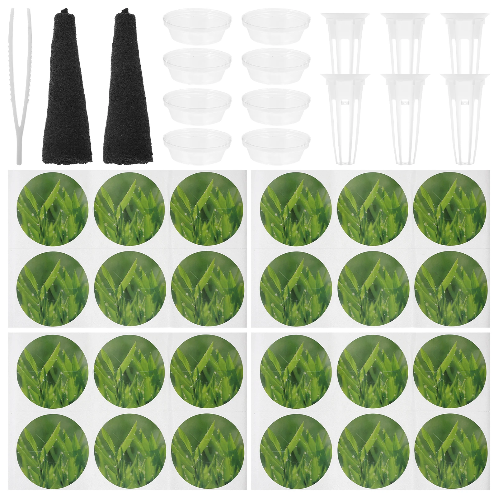 

1 Set Hydroponic Pp Material Durable Lightweight Drainage Mesh Net Cups Gardening Planting Baskets Hydroponic Basket Cup Plastic