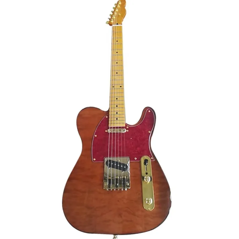 

STLF Orange T Electric Guitar Solid Wood Body Glossy Finishing Custom Electric Guitar