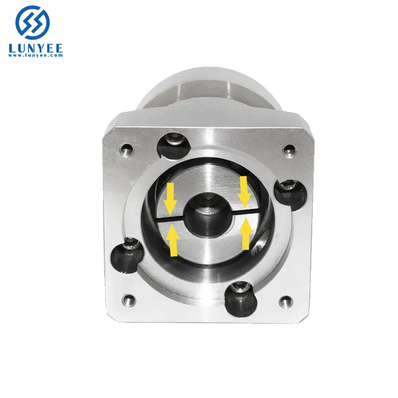 PLE PLF series super gear motor High Precision spur gear Reducer planetary gearbox for servo motor