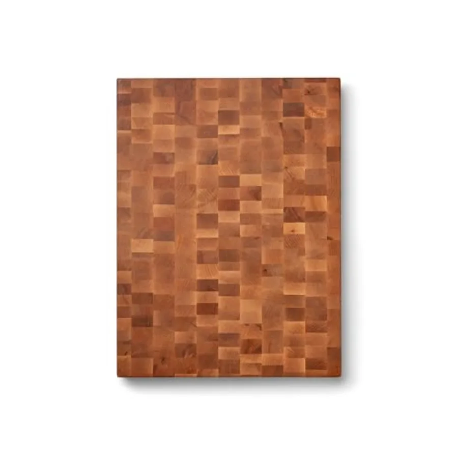 

CCB Series Rectangular Wooden Maple Cutting Board 20"x15" 2.25" Thick 21-lb Reversible Butcher Block with End-Grain and Finger