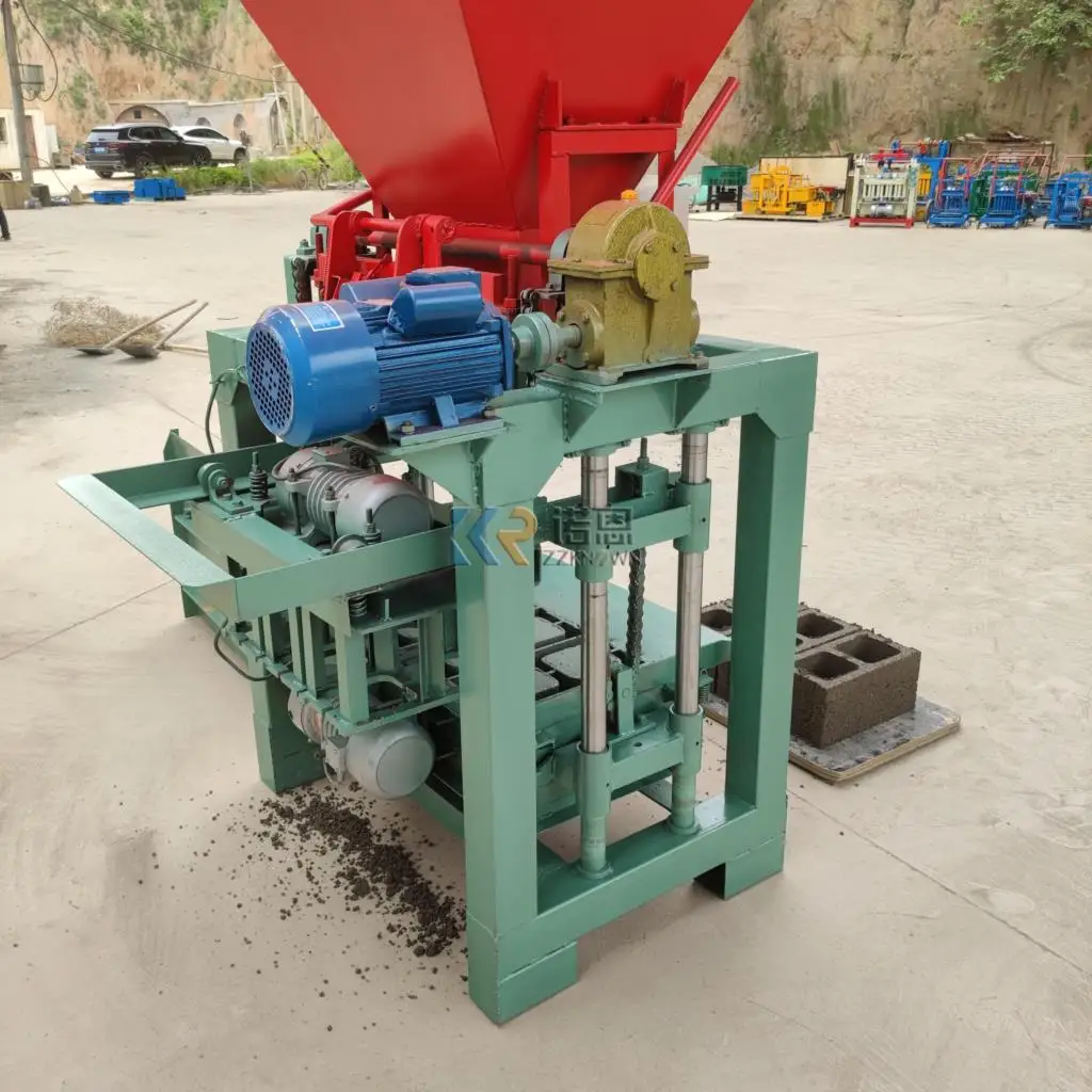 Automatic Hydraulic Compressed Earth Mud Clay Eco Adobe Interlocking Interlock Block Brick Making Machine Price For Sale