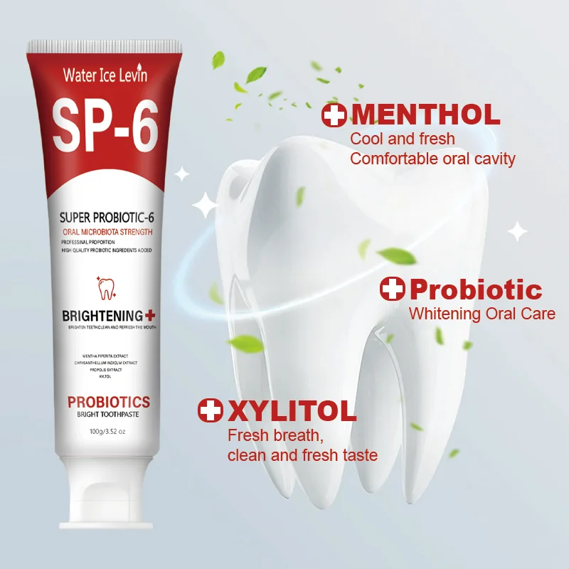 Water Ice Levin SP6 Probiotics - Teeth Whitening Xylitol review and price