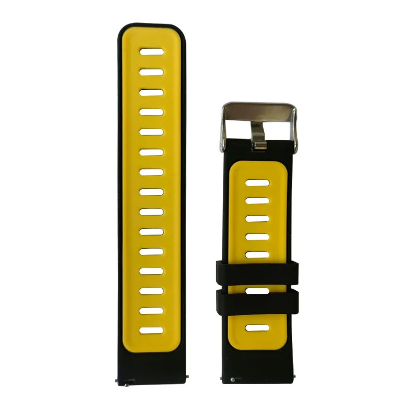 Pulseira de silicone de 22mm 20mm para samsung watch 7/6/5/4 para huawei watch gt 6 pro/4/3/gt5/4/2 42mm pulseira para amazfit gts 2/4 mini