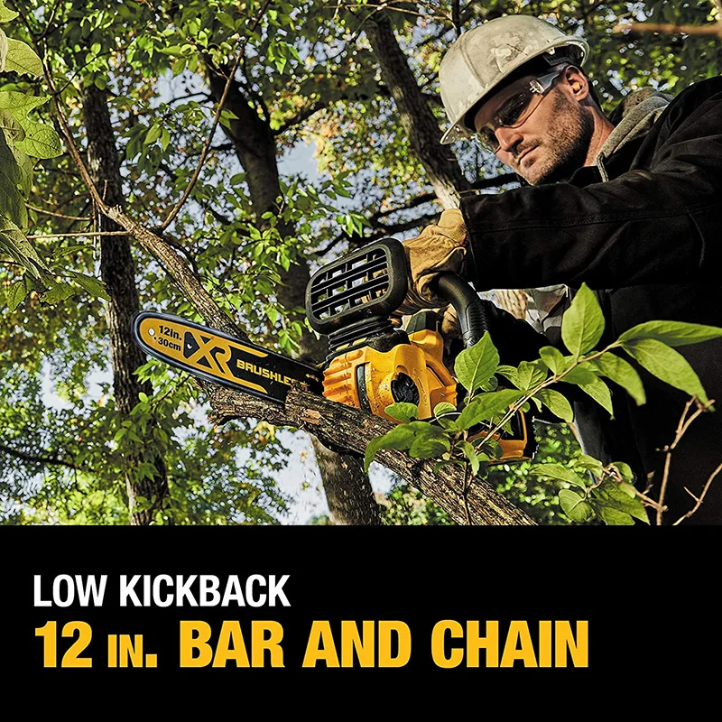 DEWALT DCM565 18V/20V XR Brushless Cordless 30cm Chainsaw Garden Wood Cutting Electric Saw 12\'\' Bare Tool