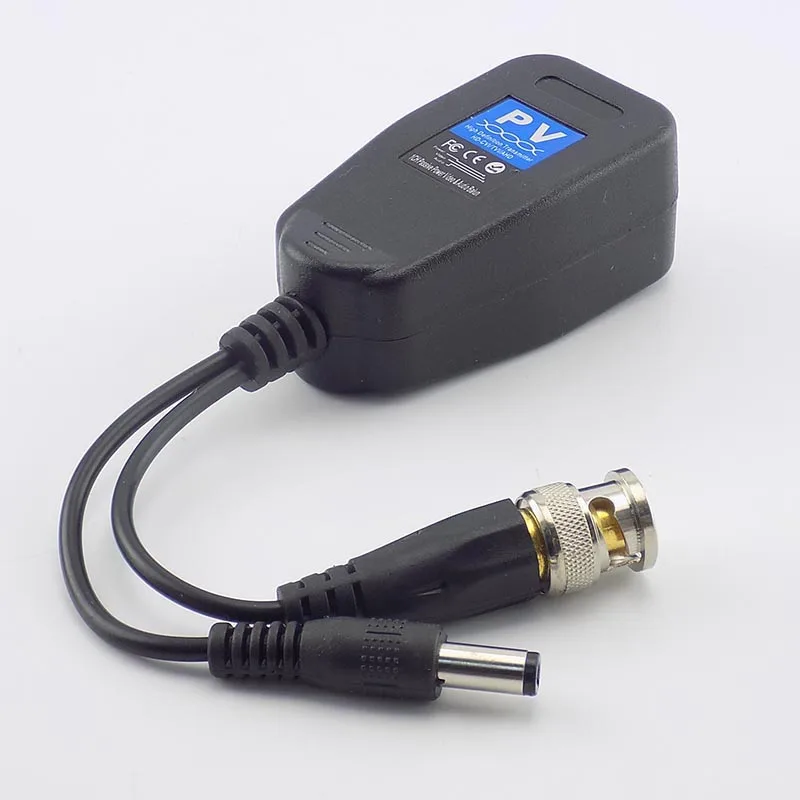 2 шт., пассивные разъемы BNC для видеокамеры, RJ45