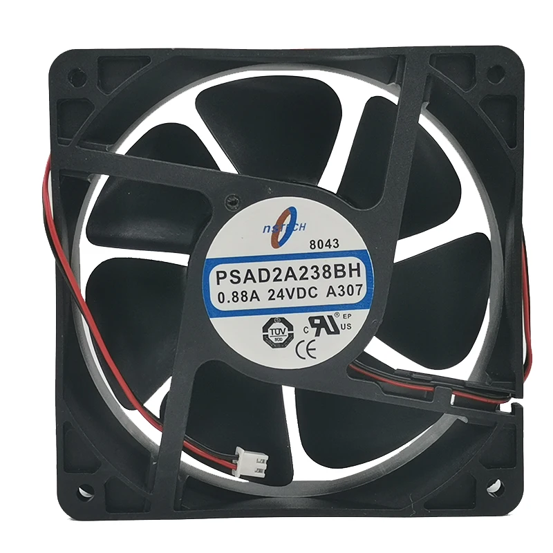 0.88A PSAD2A238BH 24 VDC ใหม่ nstech 12ซม. 120*120*38มม. 12038พัดลมทำความเย็น