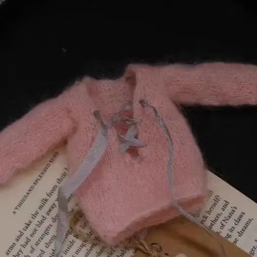 

Комплект одежды и юбок для кукол Kari 2026: легкий шелковый свитер с лентами из мохера для кукол Landazz, Landoudou, ob24, ob22