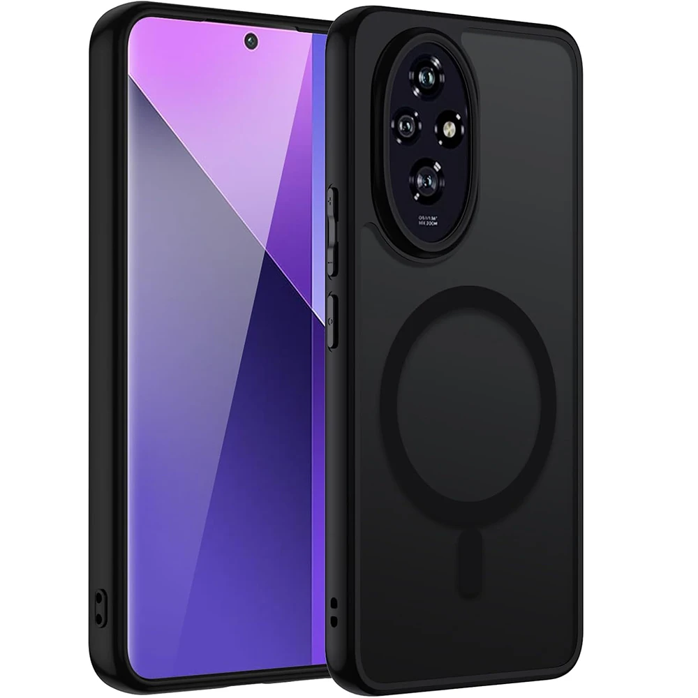 

Чехол для Magsafe с магнитной беспроводной зарядкой, матовый мягкий бампер, жесткий пластиковый чехол для Honor 200 Pro 200 Pro