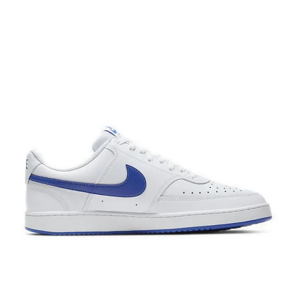 Nike COURT VISION 1 LOW Fashion versatile Board Shoes men's and women's casual shoes white and blue color matching