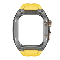 Suitable for Apple Watch Series 10 protective case modification, integrated watch strap, Lamborghini Cool 46mm