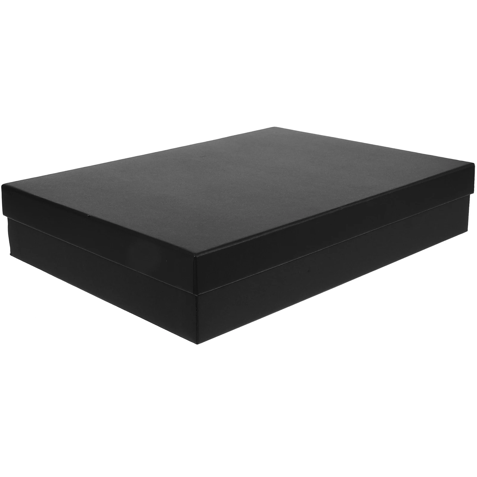 

Black Rectangular Gift Box Paper Material Elegant Design Gift Packing Storage Box for Birthday Christmas Festivals