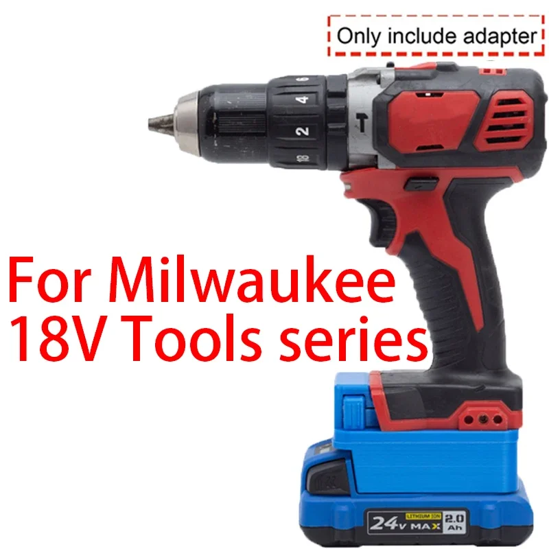 Adaptateur/convertisseur de batterie pour Milwaukee 18V, outils Eddie Ion vers Kobalt 24V, accessoires pour outils électriques