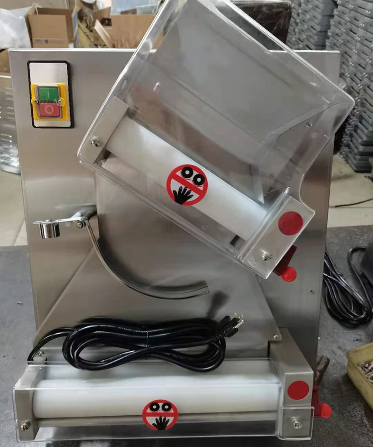 Automatic Electric Pizza Dough Moulder Forming Machine Base Roller Pizza Dough Press Stretching Machine