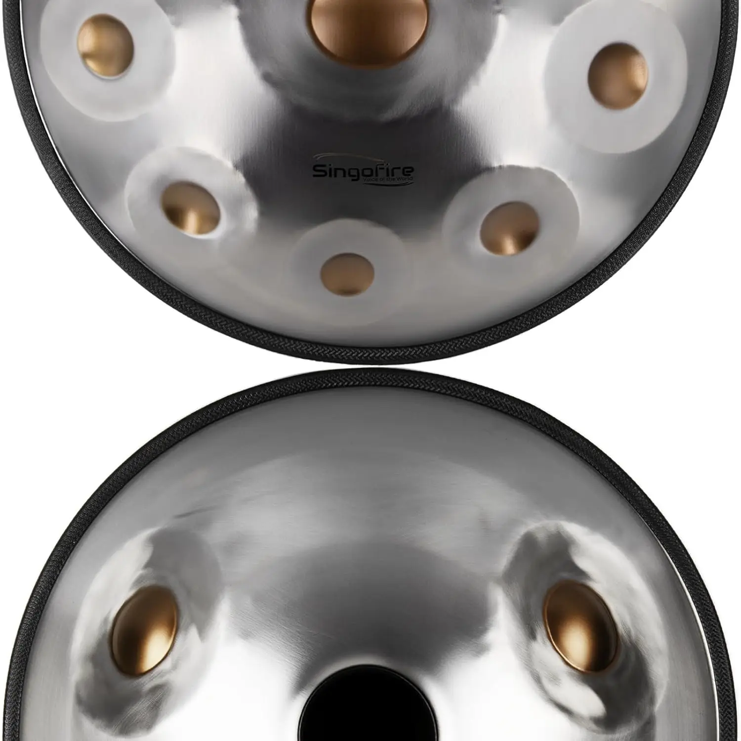 

New Upgrad Dual-Faced Scale 12-Notes Handpan Drum, Handpan Drums for Adults, 440Hz D Minor Kurd Handpan, 10-Note Scale on Top