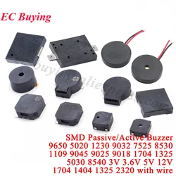 5Pcs SMD Magnetic Piezo Loudspeaker Speaker Buzzer 8630 1109 9045 9025 9018 5020 1230 9032 7525 8630 8540 Passive 9650 Active