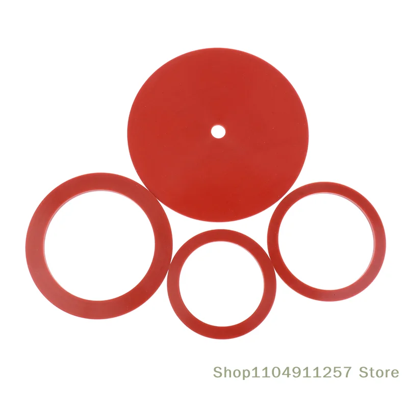 High-Temperature Silicone Gaskets, Compatible with 3/3.5/4/6 Inch Casting Machines, Ideal for Jewelry DIYs