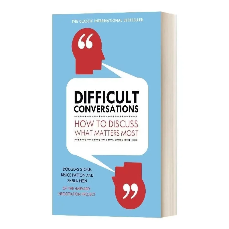 

Difficult Conversations How To Discuss What Matters Most Paperback International Bestseller Book