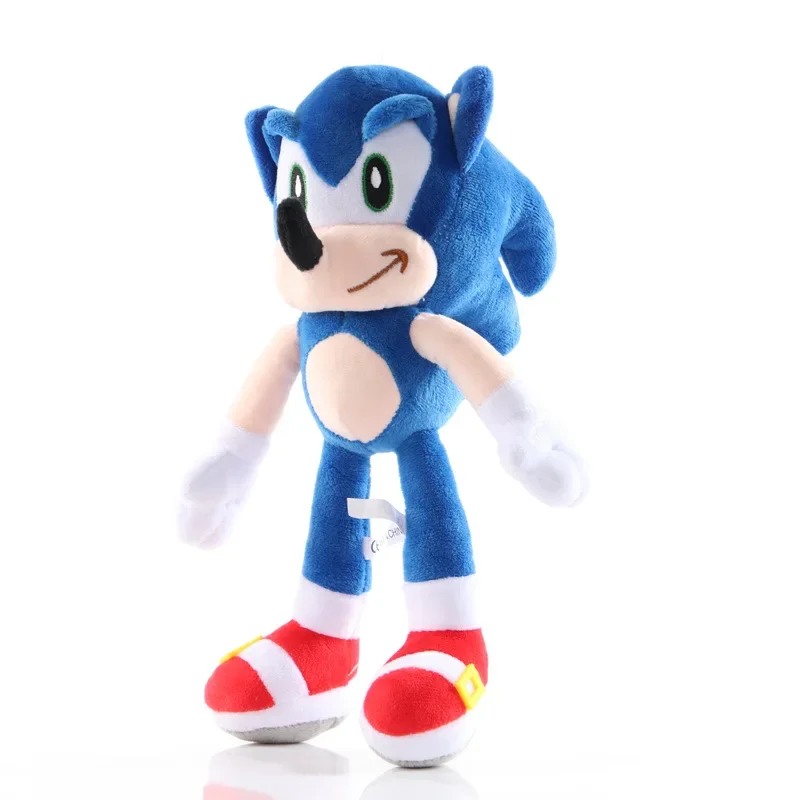 Wholesale 28cm Plush Doll Toys Black Blue Yellow Sonic Plushie Soft Stuffed Peluch Christmas Decoration Gifts for Children view 6