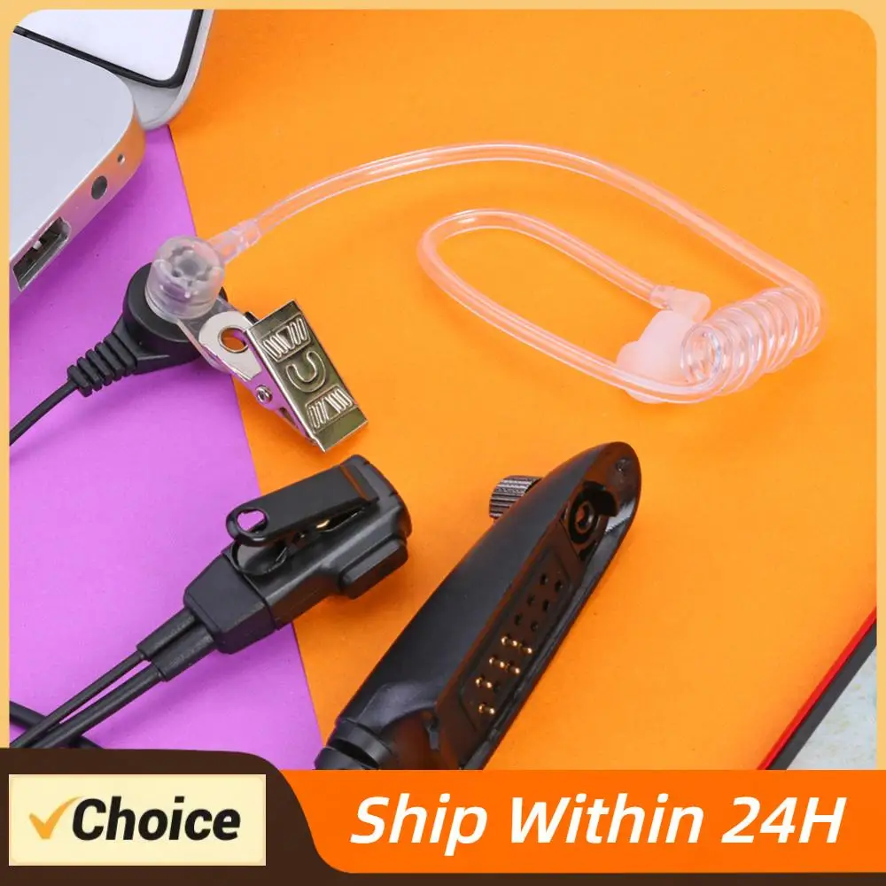 

Practical Air Acoustic Tube Earpiece Multifunctional Walkie Talkie Headset Privacy Accessories for Motorola GP380 GP340 GP328