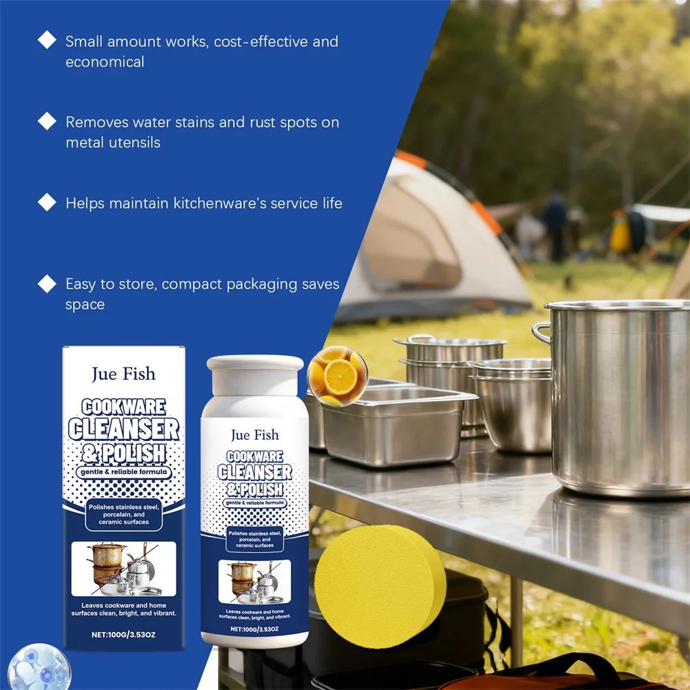 Grease Remover For Pots Pans Dissolves Burnt Residue For Sink