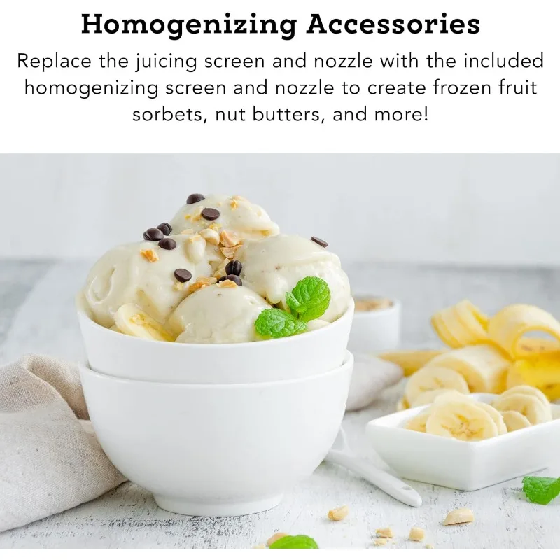 عصارة مضغ أفقية بطيئة، عصارة ضغط بارد واحدة، مستخرج عصير متعدد الوظائف، نظام محرك عالي السرعة