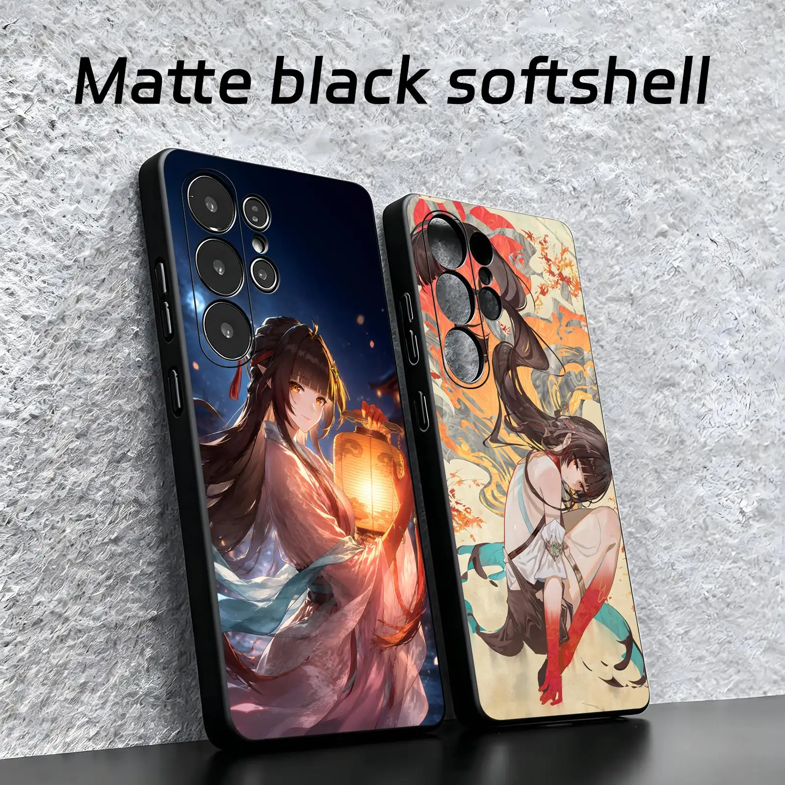 Honkai Star Rail Lingsha  Phone Case For Samsung S26 S25 S24 S23 S22 S21 S20 Ultra Note20 Soft black Shockproof Cover