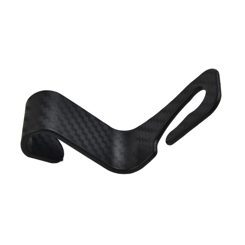 Car Interiors Hook Accessories Replacement 2pcs ABS Back Seat Headrest Hooks Seat Organizer Hanger Plastic Bags