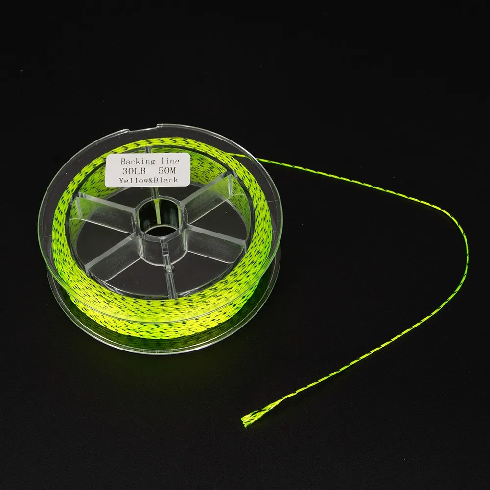 20 / 30lbs supporto per linea pesca trota Loop Dacron 8 lenze intrecciate supporto intrecciato Dacron Fly Lines accessori per la pesca