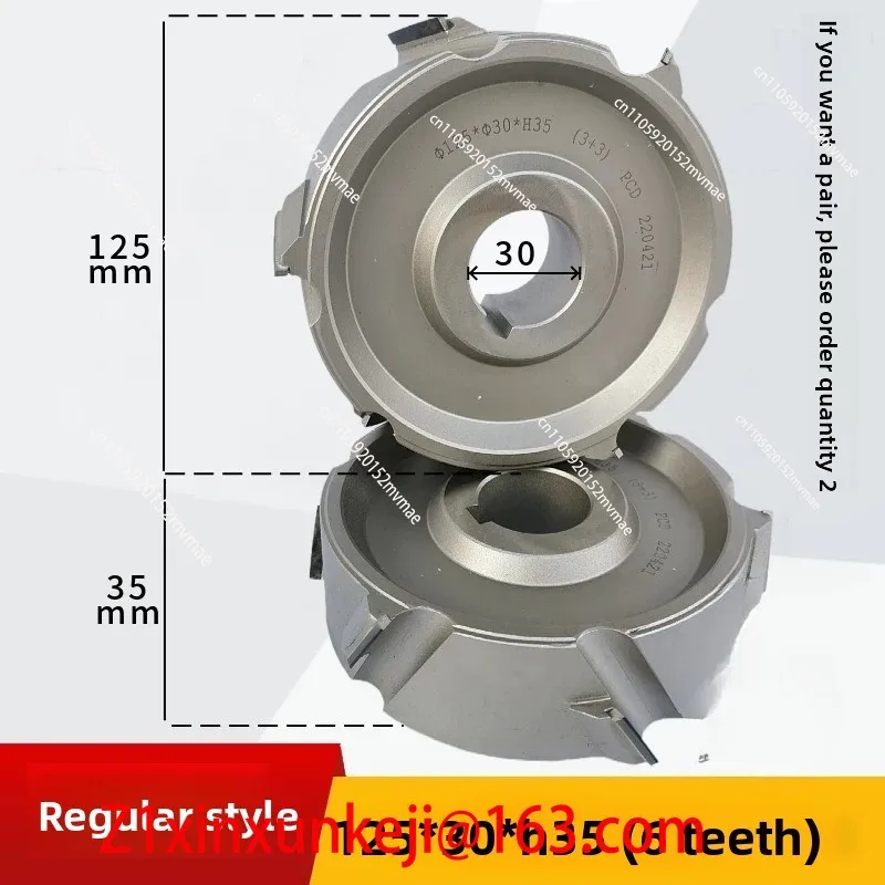 Automatic Edge Banding Machine PCD Diamond Pre-milling Wood Tool High Speed Edge Banding and Milling125 * 30 * H35 (6 teeth)