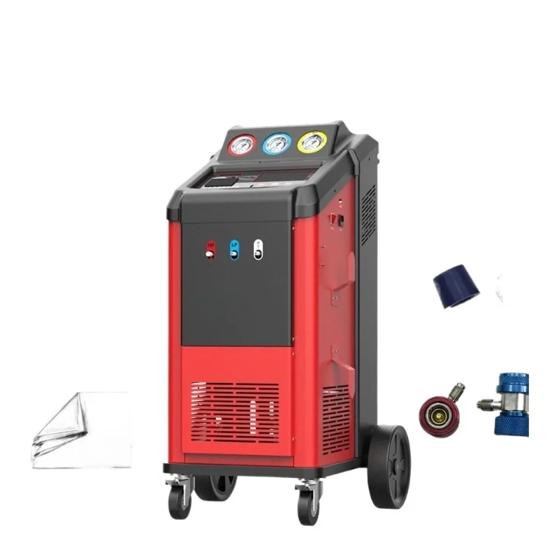 Air conditioning refrigerant recovery, filling, cleaning pipeline oil and tram integrated y