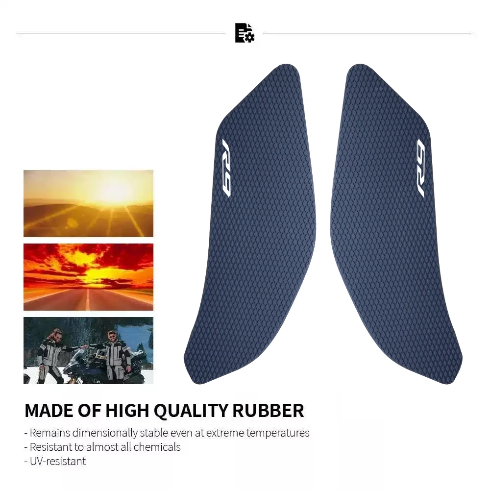 2025 New YZF R9 Motorcycle Accessories Tank Pad Protector Sticker Decal Gas Knee Grip For Yamaha YZF-R9 YZF R9