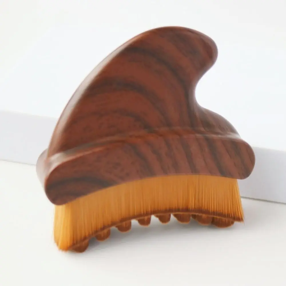 Portable Lymphatic Drainage Face Brushs Chin Reduce Puffiness Concave Handle Lymphatic Contour Face Brush Multi-function