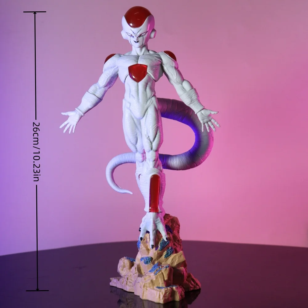Figuras de Dragon Ball de Anime de 26cm, figura de Frieza de forma Final, colección de figuras de acción de PVC, modelo de juguete, regalos