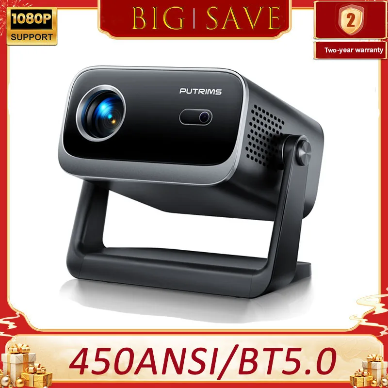 Wimius جهاز عرض صغير 450 ANSI كامل hd 1080P دعم أجهزة العرض 4k أفلام شعاع التلفزيون الذكي فيديو LED المسرح المنزلي Proyector متعاطي المخدرات