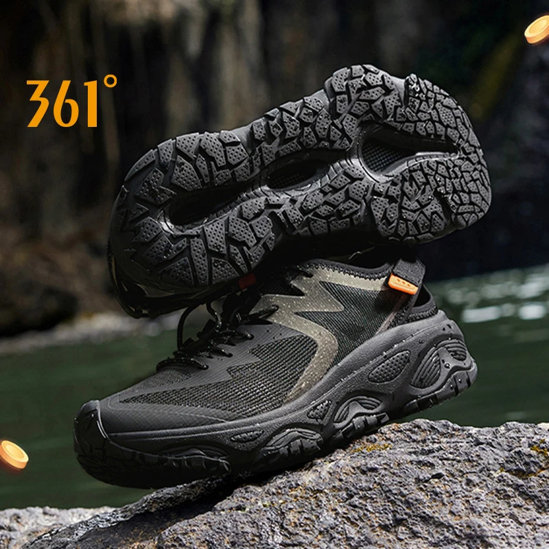 361 Degrees Trekking Hiking Shoes Outdoor Upstream Water Trainers Climbing Shoes Anti-slip Wading Camping Sneaker 672522255