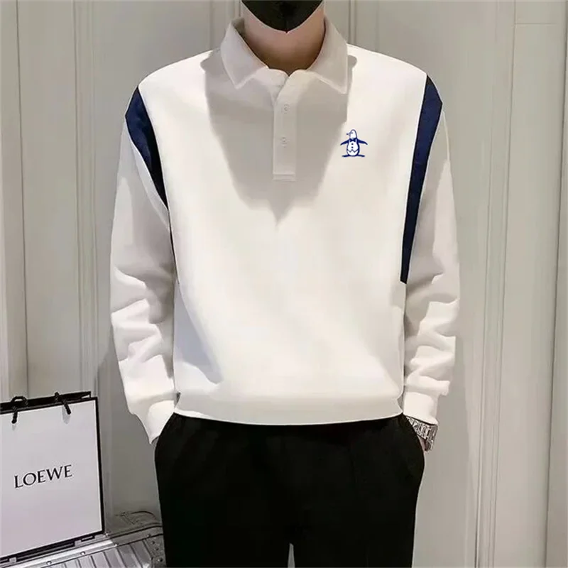 High-quality Golf Polo Autumn Golf Wear Men 2024 Luxury Brand Golf T-shirt Fashion Long Sleeves Casual Top Men Golf Clothing