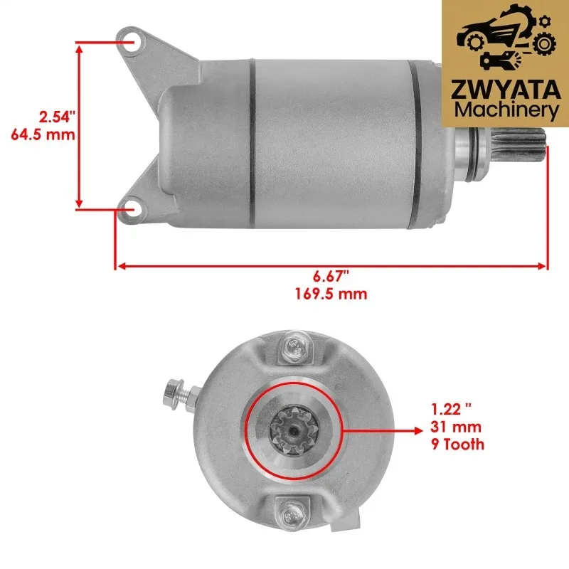 Starter Motor 3JB-81890-00-00 22U-81800-60-00 4VR-81800-00-00 For YAMAHA Virago 500 535 V-Star 650 CC XVS650 XV535 XVS650A