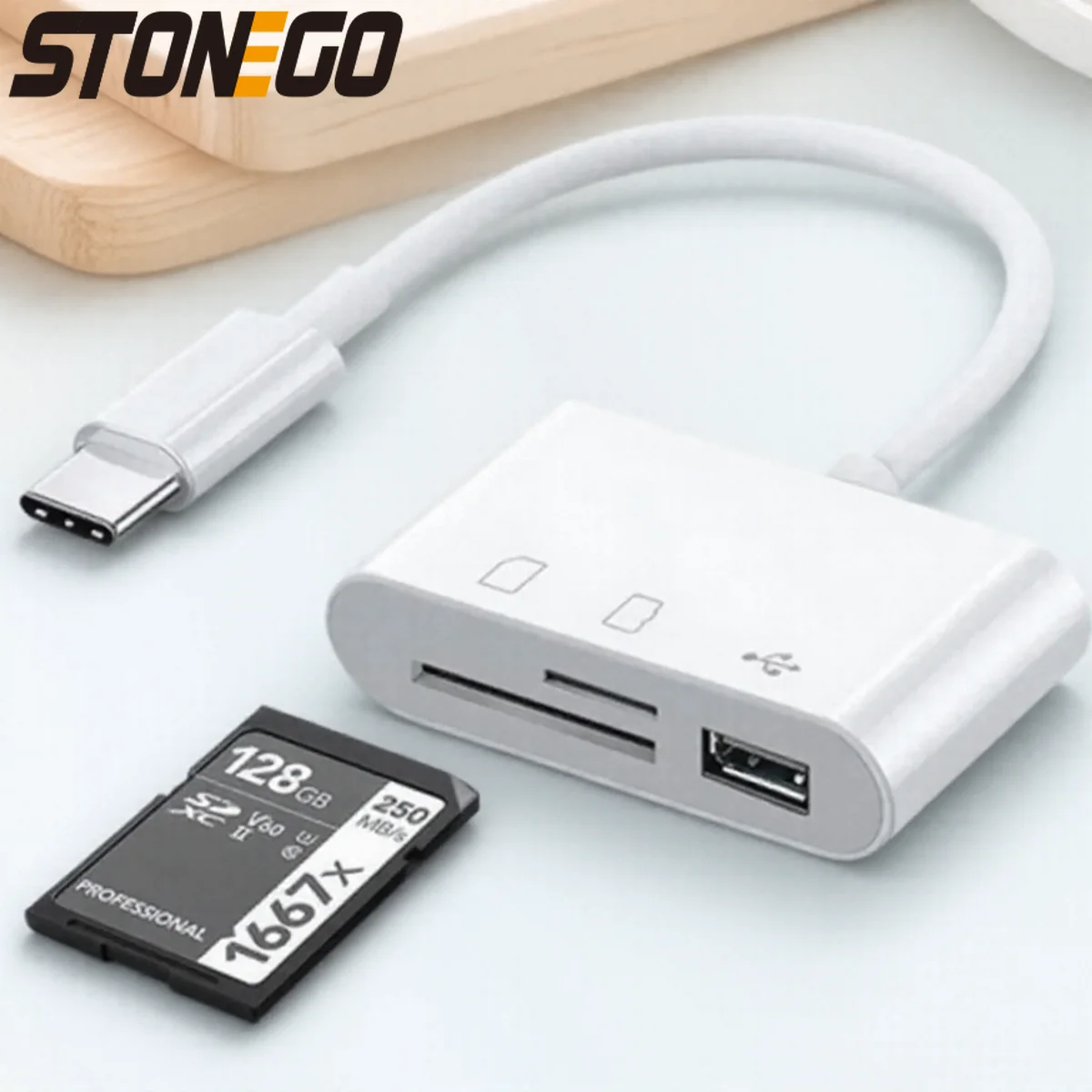 

Высокоскоростной адаптер 3в1 SD TF Card Reader USB 2.0 3.0 для MacBook Pro, ноутбука, ПК, камеры, мобильных телефонов