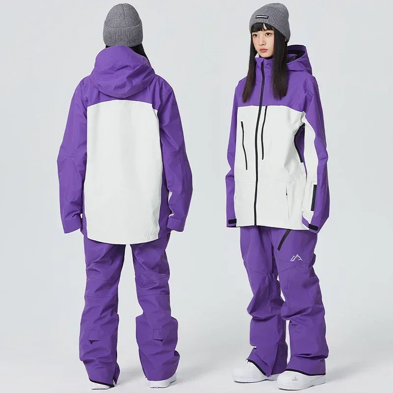 Combinaisons de ski de sports de montagne pour femmes et hommes, olympiques d'hiver, extérieur, imperméable, 506 ensembles, isolation féminine, vêtements de motoneige, 2025