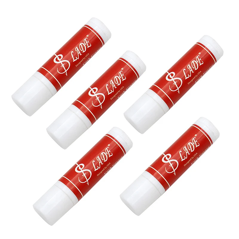 5 Pcs Saxophone Lube Instrument Care Tubes Cork Grease For Clarinet Saxophone Flute Oboe Reed Instruments