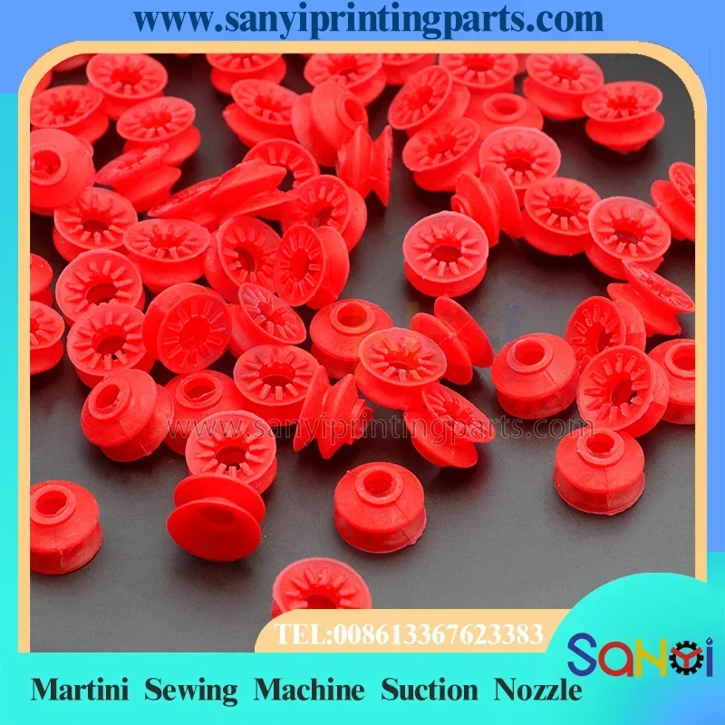100 Pieces Rubber Suckers 17×10×6mm for Muller Martini Binding Machine