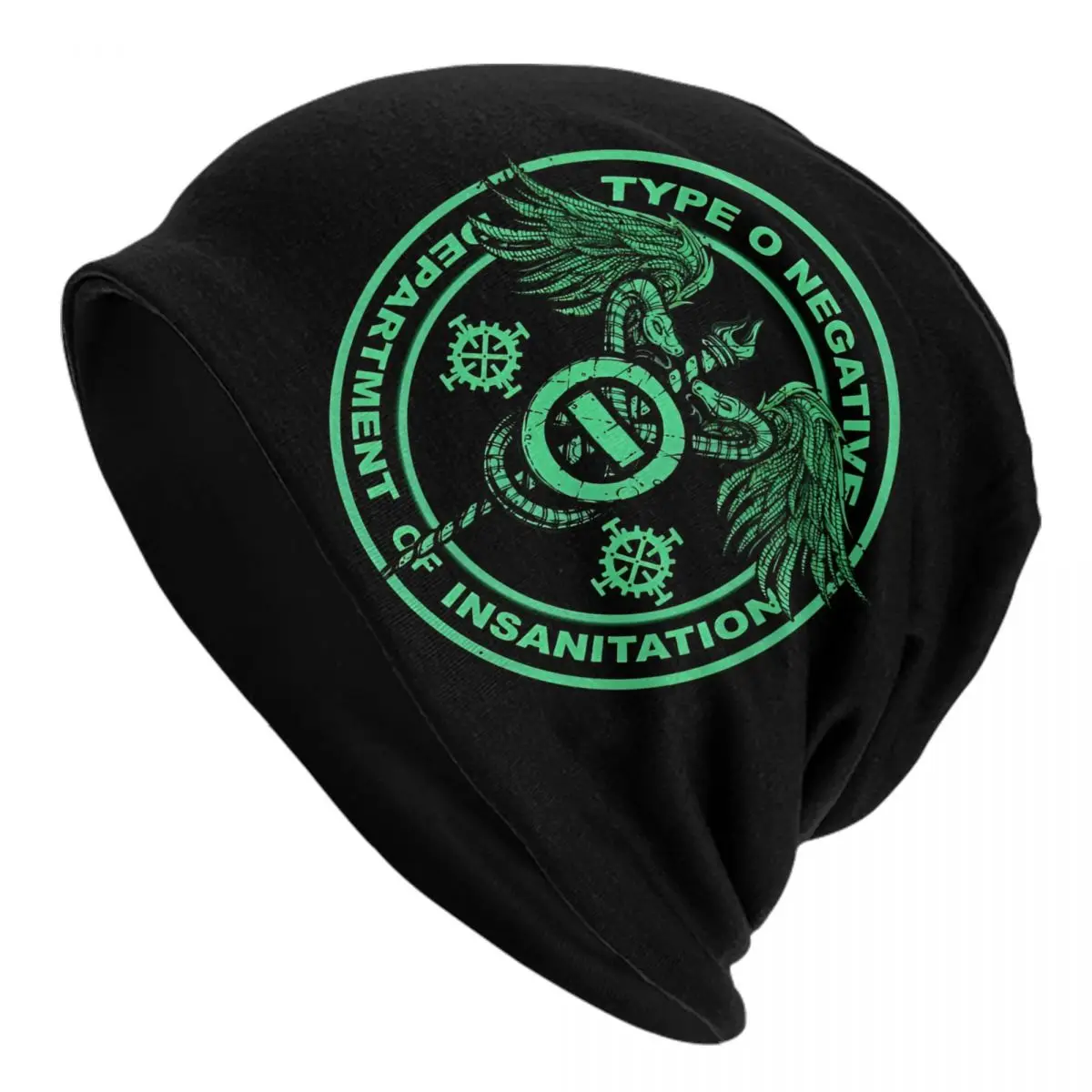 Custom Retro T-Types O N-Negatives Rock Logo Skullies Beanies Caps Fashion Winter Warm Knit Hats Adult Unisex Bonnet Hats