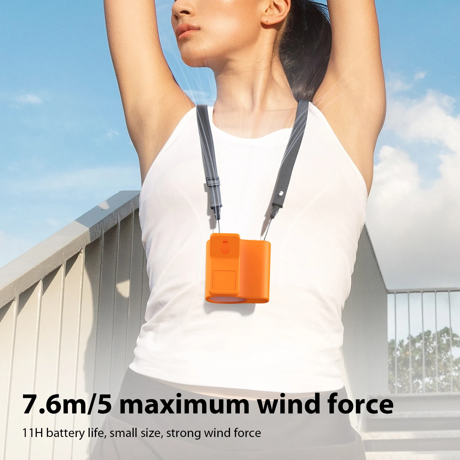 Mini Small Personal Desk Fan 199 Speeds 360° Rotation Portable Car Ac Semi-Cooling Technology for Outdoor Work Camping Travel